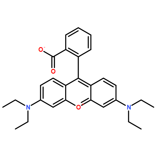 9-(2-carboxylatophenyl)-3,6-bis(diethylamino)xanthylium