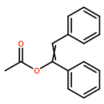 Benzenemethanol, α-(phenylmethylene)-, 1-acetate