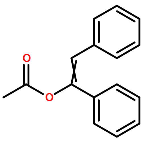Benzenemethanol, α-(phenylmethylene)-, 1-acetate