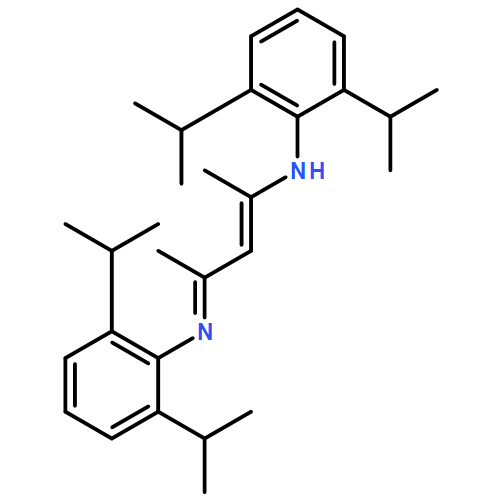 Benzenamine, N-[3-[[2,6-bis(1-methylethyl)phenyl]amino]-1-methyl-2-buten-1-ylidene]-2,6-bis(1-methylethyl)-