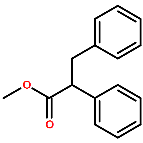 Benzenepropanoic acid, α-phenyl-, methyl ester