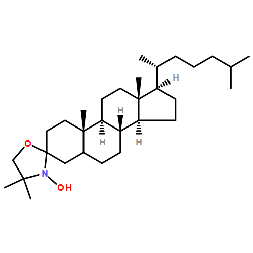 Spiro[cholestane-3,2'-oxazolidin]-3'-yloxy, 4',4'-dimethyl-