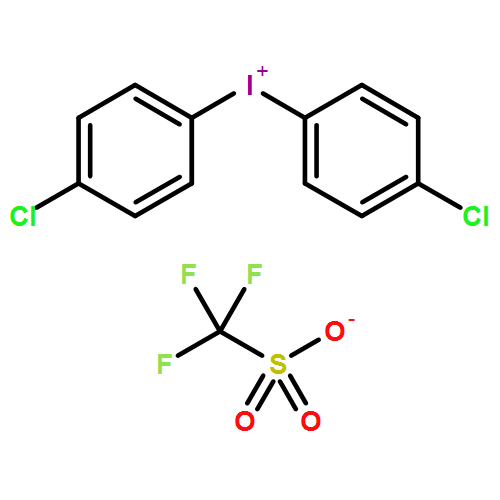 Iodonium, bis(4-chlorophenyl)-, 1,1,1-trifluoromethanesulfonate (1:1)