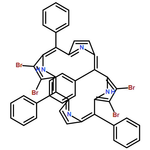21H,23H-Porphine, 2,3,12,13-tetrabromo-5,10,15,20-tetraphenyl-