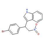 1H-Indole, 3-[1-(4-bromophenyl)-2-nitroethyl]-