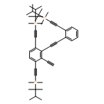 Benzene, 1,4-bis[2-[dimethyl(1,1,2-trimethylpropyl)silyl]ethynyl]-2-[2-[2-[2-[dimethyl(1,1,2-trimethylpropyl)silyl]ethynyl]phenyl]ethynyl]-3-ethynyl-
