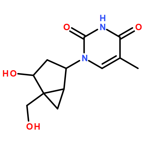 2,4(1H,3H)-Pyrimidinedione, 1-[(1S,2S,4S,5R)-4-hydroxy-5-(hydroxymethyl)bicyclo[3.1.0]hex-2-yl]-5-methyl-
