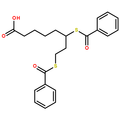 Octanoic acid, 6,8-bis(benzoylthio)-