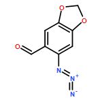 1,3-Benzodioxole-5-carboxaldehyde, 6-azido-