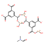 Copper, triaqua[μ-[1,3,5-benzenetricarboxylato(3-)-κO1:κO'1]][μ -[1,3,5-benzenetricarboxylato(3-)-κO1:κO3:κO'1]]tri-, compd. with N,N-