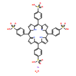 Benzenesulfonic acid, 4,4',4'',4'''-(21H,23H-porphine-5,10,15,20-tetrayl)tetrakis-, sodium salt, hydrate (1:4:12)