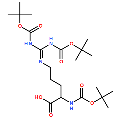 L-Ornithine, N5-[bis[[(1,1-dimethylethoxy)carbonyl]amino]methylene]-N2-[(1,1-dimethylethoxy)carbonyl]-