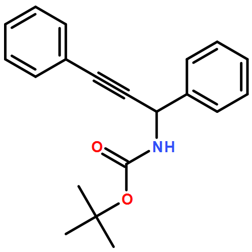 Carbamic acid, N-(1,3-diphenyl-2-propyn-1-yl)-, 1,1-dimethylethyl ester