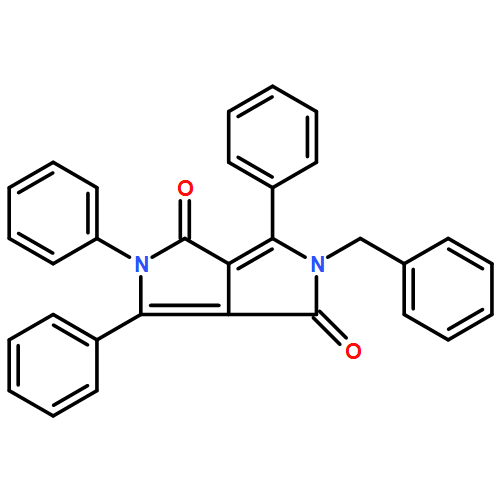 Pyrrolo[3,4-c]pyrrole-1,4-dione,2,5-dihydro-2,3,6-triphenyl-5-(phenylmethyl)-