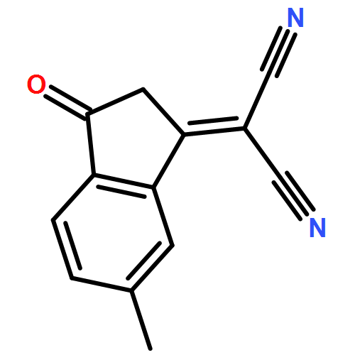 Propanedinitrile, 2-(2,3-dihydro-6-methyl-3-oxo-1H-inden-1-ylidene)-