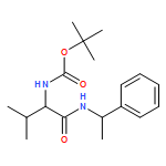 Carbamic acid, N-[(1S)-2-methyl-1-[[[(1R)-1-phenylethyl]amino]carbonyl]propyl]-, 1,1-dimethylethyl ester