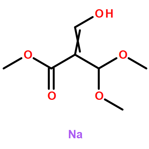 2-Propenoic acid, 2-(dimethoxymethyl)-3-hydroxy-, methyl ester, sodium salt (1:1)