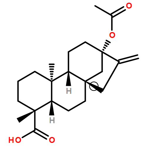 Kaur-16-en-18-oic acid, 13-(acetyloxy)-, (4α)-