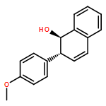1-Naphthalenol, 1,2-dihydro-2-(4-methoxyphenyl)-, (1R,2R)-rel-