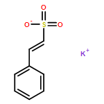 Ethenesulfonic acid, 2-phenyl-, potassium salt, (E)-