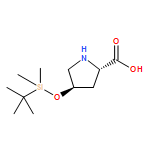 L-Proline, 4-[[(1,1-dimethylethyl)dimethylsilyl]oxy]-, (4R)-