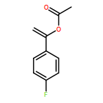 Benzenemethanol, 4-fluoro-α-methylene-, 1-acetate