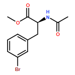 L-Phenylalanine, N-acetyl-3-bromo-, methyl ester