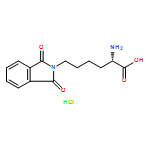 2H-Isoindole-2-hexanoic acid, α-amino-1,3-dihydro-1,3-dioxo-, monohydrochloride, (αS)- (9CI)
