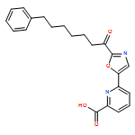 2-Pyridinecarboxylic acid, 6-[2-(1-oxo-7-phenylheptyl)-5-oxazolyl]-