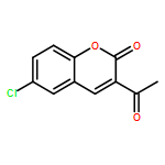 3-acetyl-6-chlorochromen-2-one