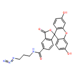 Spiro[isobenzofuran-1(3H),9'-[9H]xanthene]-5-carboxamide, N-(3-azidopropyl)-3',6'-dihydroxy-3-oxo-