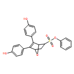 7-Oxabicyclo[2.2.1]hept-5-ene-2-sulfonic acid, 5,6-bis(4-hydroxyphenyl)-, phenyl ester, (1R,2S,4R)-rel-