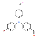 Benzaldehyde, 4,4'-[(4-bromophenyl)imino]bis-