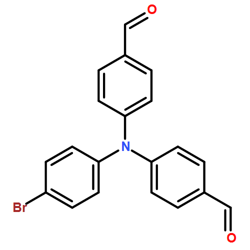 Benzaldehyde, 4,4'-[(4-bromophenyl)imino]bis-