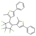 Thiophene, 3,3'-(3,3,4,4,5,5-hexafluoro-1-cyclopentene-1,2-diyl)bis[2-methyl-5-phenyl-