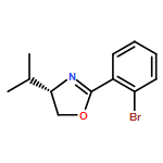 Oxazole,2-(2-bromophenyl)-4,5-dihydro-4-(1-methylethyl)-, (4S)-