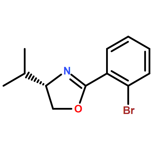 Oxazole,2-(2-bromophenyl)-4,5-dihydro-4-(1-methylethyl)-, (4S)-