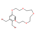1,4,7,10,13-Benzopentaoxacyclopentadecin, 15,16-bis(bromomethyl)-2,3,5,6,8,9,11,12-octahydro-