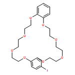 Dibenz[b,n][1,4,7,10,13,16,19,22]octaoxacyclotetracosin, 6,7,9,10,12,13,20,21,23,24,26,27-dodecahydro-2-iodo-