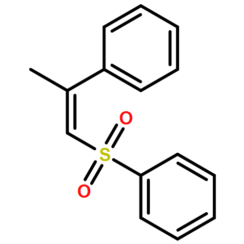 Benzene, [(2-phenyl-1-propenyl)sulfonyl]-, (E)-