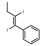 Benzene, (1,2-diiodo-1-butenyl)-, (E)-