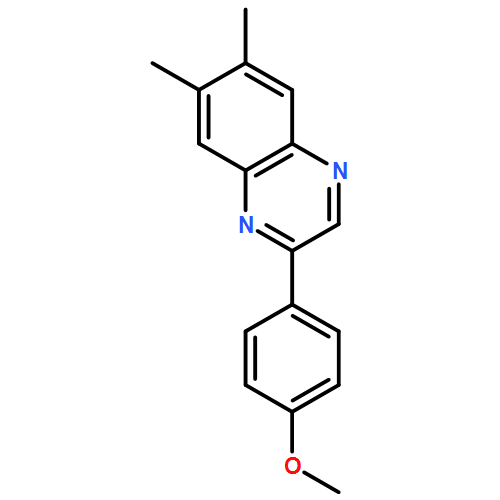 Quinoxaline, 2-(4-methoxyphenyl)-6,7-dimethyl-