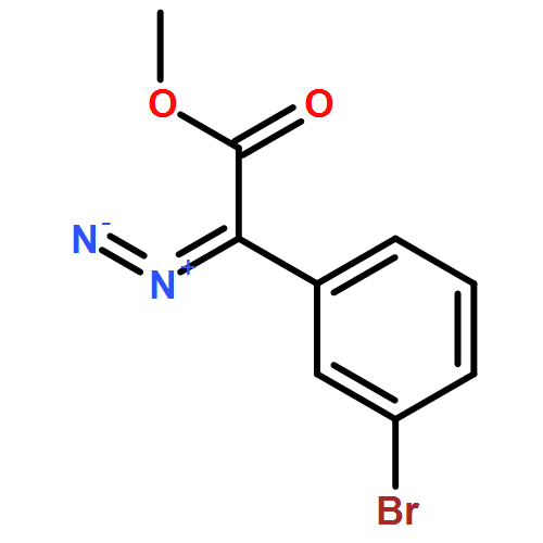 Benzeneacetic acid, 3-bromo-α-diazo-, methyl ester