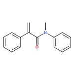 Benzeneacetamide, N-methyl-α-methylene-N-phenyl-