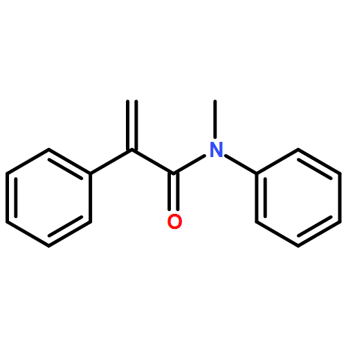 Benzeneacetamide, N-methyl-α-methylene-N-phenyl-