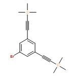 Benzene, 1-bromo-3,5-bis[2-(trimethylsilyl)ethynyl]-