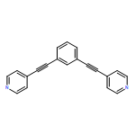 Pyridine, 4,4'-(1,3-phenylenedi-2,1-ethynediyl)bis-