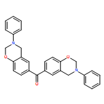 Methanone, bis(3,4-dihydro-3-phenyl-2H-1,3-benzoxazin-6-yl)-