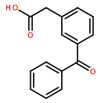 Benzeneacetic acid, 3-benzoyl-