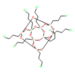Pentacyclo[9.5.1.13,9.15,15.17,13]octasiloxane, 1,3,5,7,9,11,13,15-octakis(3-chloropropyl)-
